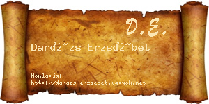 Darázs Erzsébet névjegykártya